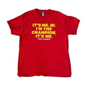 BreakingT Mens NFL Kansas City Chiefs I’m The Champion Shirt size L NWT